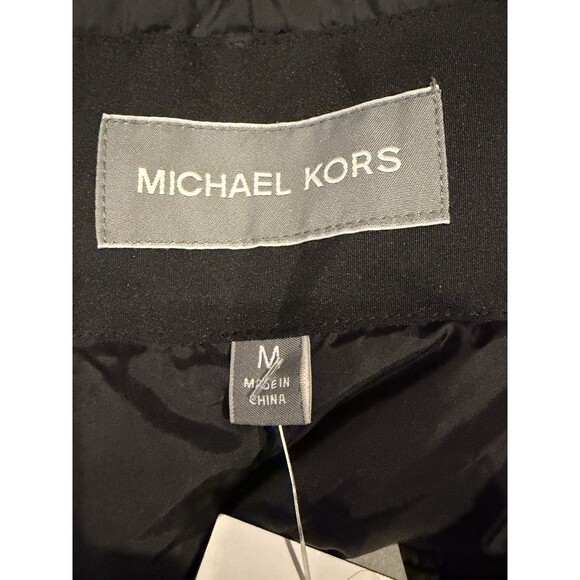 Michael Kors Water Resistant Insulated Windproof Parka Jacket Mens Medium Black - Picture 8 of 11
